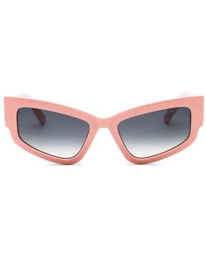 Marc Jacobs Cat-Eye Full-Rim Sunglasses - White