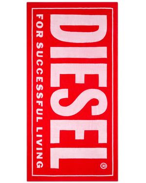 DIESEL Bmt-Helleri Beach Towel - Red
