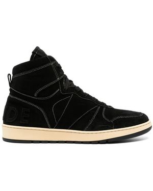 Rhude Rhecess ハイカット スニーカー - ブラック