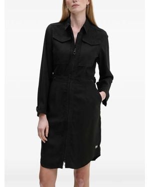 G-Star Zip Pockets Mini Dress - Black