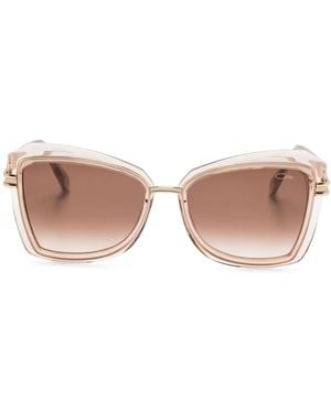Cazal Butterfly Acetate Sunglasses - Pink
