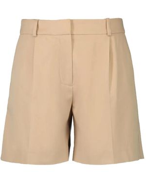 DMN Paris Norma Belt-Loop Shorts - Natural
