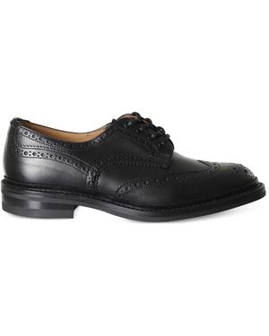 Tricker's Bourton Derby-Schuhe - Schwarz
