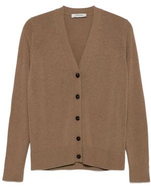 Max Mara Button-Up Wool Cardigan - Brown