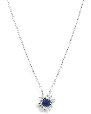 Suzanne Kalan One Of A Kind Sapphire And Diamond Necklace - White