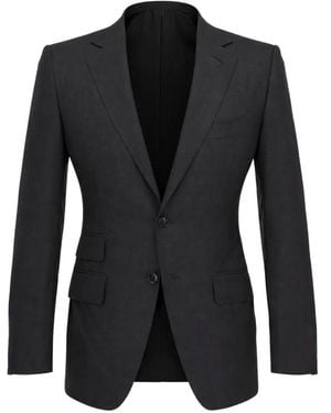 Tom Ford Wool Single-Breasted Blazer - Black