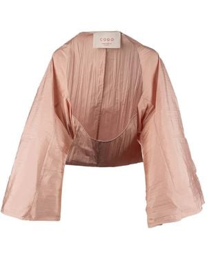 Co.Go Chaqueta Corta De Manga Larga - Rosa