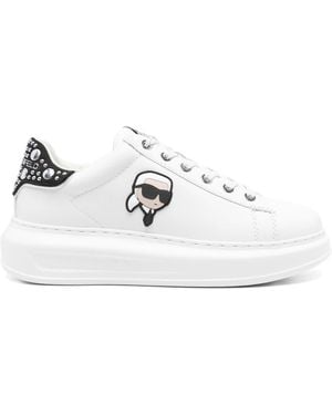 Karl Lagerfeld Ikon Nft Kapri Trainers - White