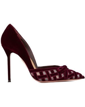 Aquazzura 105Mm Romance Court Shoes - Purple