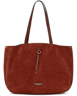 Gianni Chiarini Magnetic-Fastening Tote Bag - Red