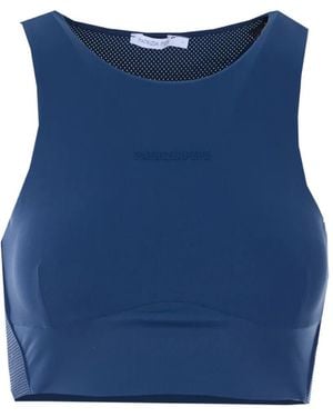 Patrizia Pepe Cropped Sleeveless Top - Blue