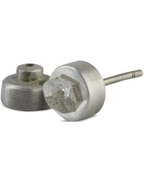 Parts Of 4 Puce D'Oreille Herkimer - Metallic