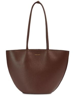Liviana Conti Amelie Grained-Leather Tote Bag - Brown