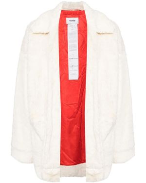 Doublet Hand-Painted Faux-Fur Jacket - Red