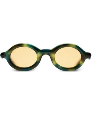 Paloceras Round-Frame Sunglasses - Metallic