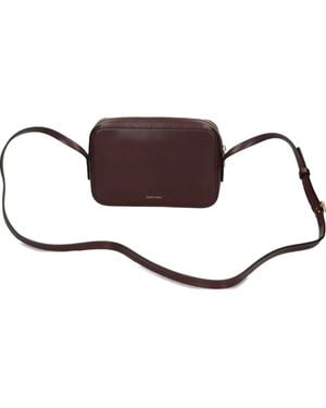 Calvin Klein Zip Cross Body Bag - Brown