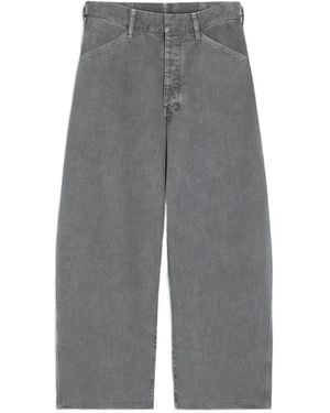 Lemaire Adjustable-Waist-Strap Jeans - Grey