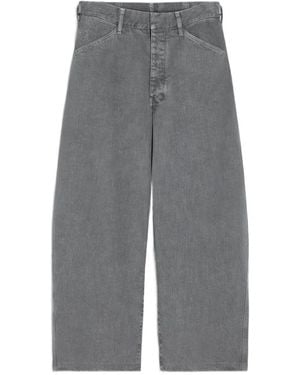 Lemaire Adjustable-Waist-Strap Jeans - Gray