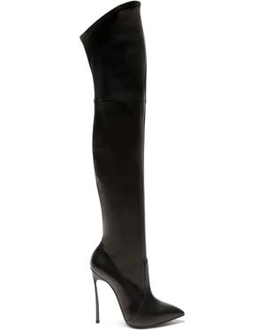 Casadei 115Mm Blade Boots - Black