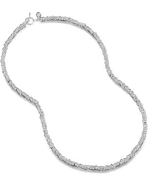 Dower & Hall Small Signature Nugget Necklace - White