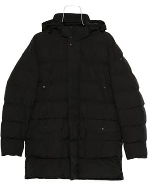 Geox Pieve Hooded Quilted Jacket - Black