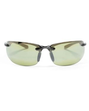 Maui Jim Banyans Rimless Sunglasses - Green