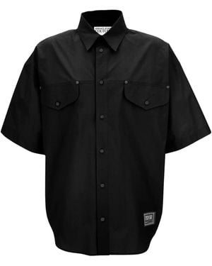 Versace Jeans Couture Appliqué Shirt - Black