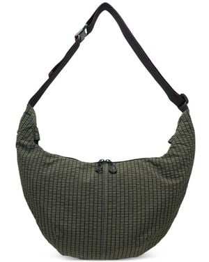 Comme des Garçons チェック ショルダーバッグ - ブラック