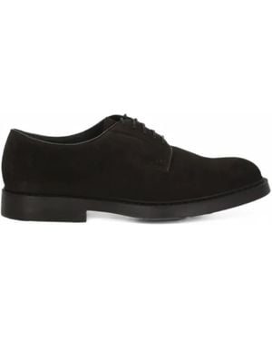 Doucal's Derbies En Daim - Black