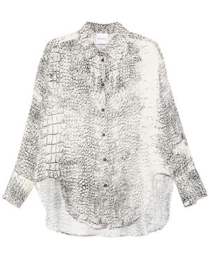 Nude Printed shirt - Blanco