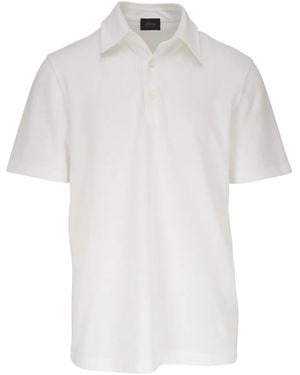 Brioni Cotton Polo Shirt - White