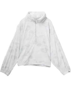 AAPE BY A BATHING AP Camoulage-Print Jacket - White