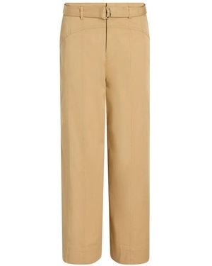 Cinq À Sept Elliott Belted Palazzo Pants - Natural