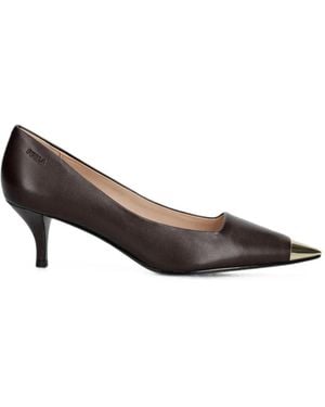 Furla Metal-Toe-Cap Court Shoes - Brown