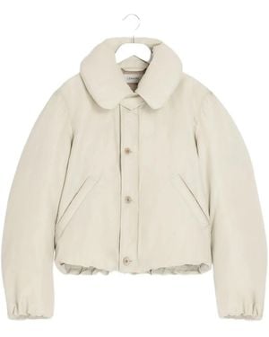Lemaire Boxy Short Puffer Jacket - White