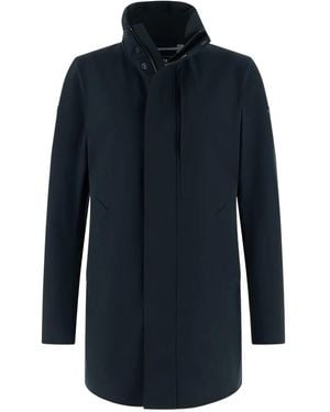 BOGGI Technical Patch Car Coat - Blue