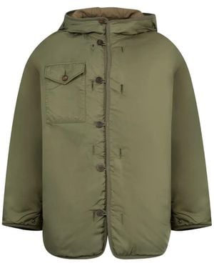 Visvim Greely Corps Button Down Jacket - Green