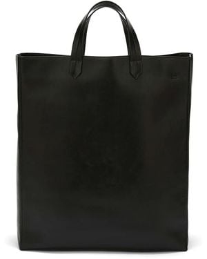 Jil Sander レザー ハンドバッグ - ブラック