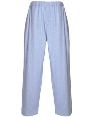 Meta Campania Collective Drawstring Wide-Leg Trousers - Blue