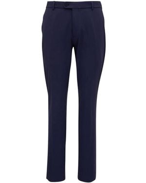 Peter Millar Tailored Straight-Leg Pants - Blue