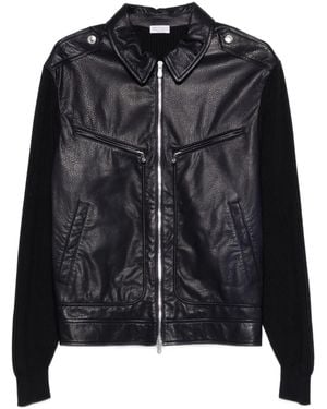 Brunello Cucinelli Leather Jacket - Black