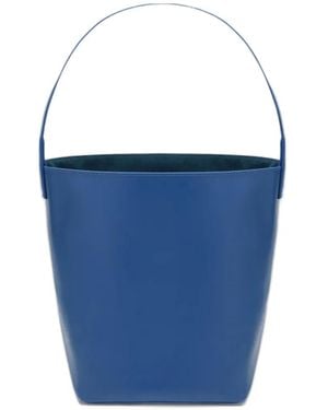 AURALEE Bolso Shopper Pequeño - Azul