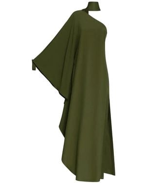 Taller Marmo Florinda Asymmetric Maxi Dress - Green
