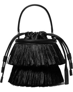 Michael Kors Mini Ischia Bucket Bag - Black