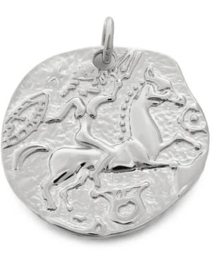 Monica Vinader Collier À Pendentif Goddess - Gris