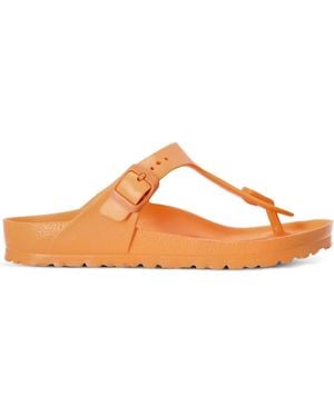 Birkenstock Gizeh Pantoletten Mit Zehensteg - Braun