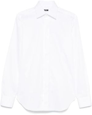 Barba Napoli Cotton Shirt - White