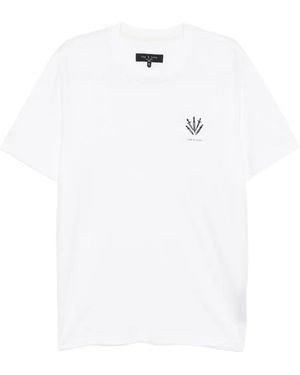 Rag & Bone Dagger Embroidered T-Shirt - White