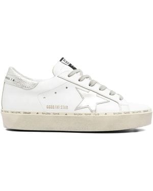 Golden Goose Star Trainers - White
