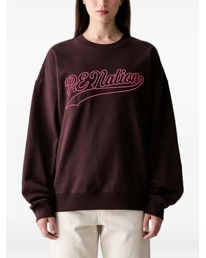 P.E Nation Formation 2 Logo-Embroidered Sweatshirt